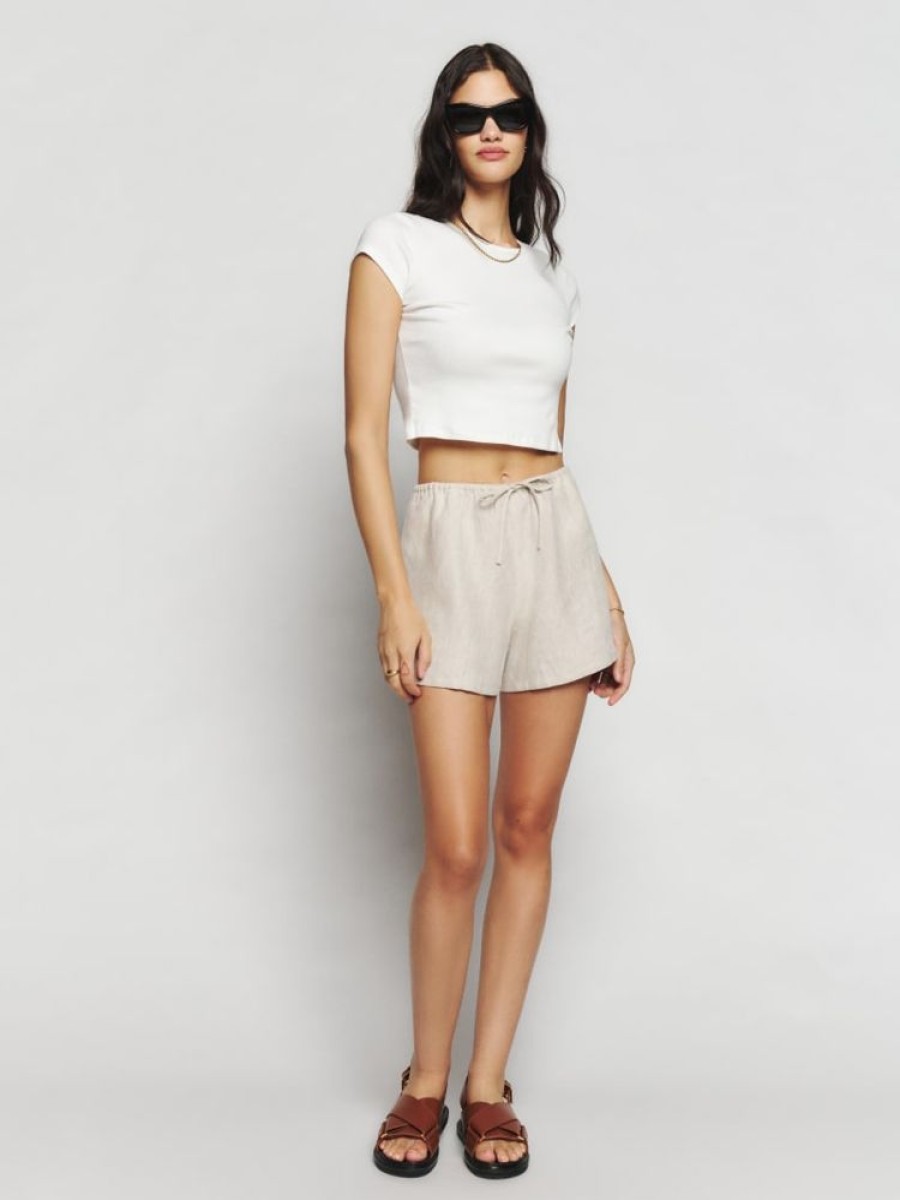 Reformation Zoey Linen Short Hot