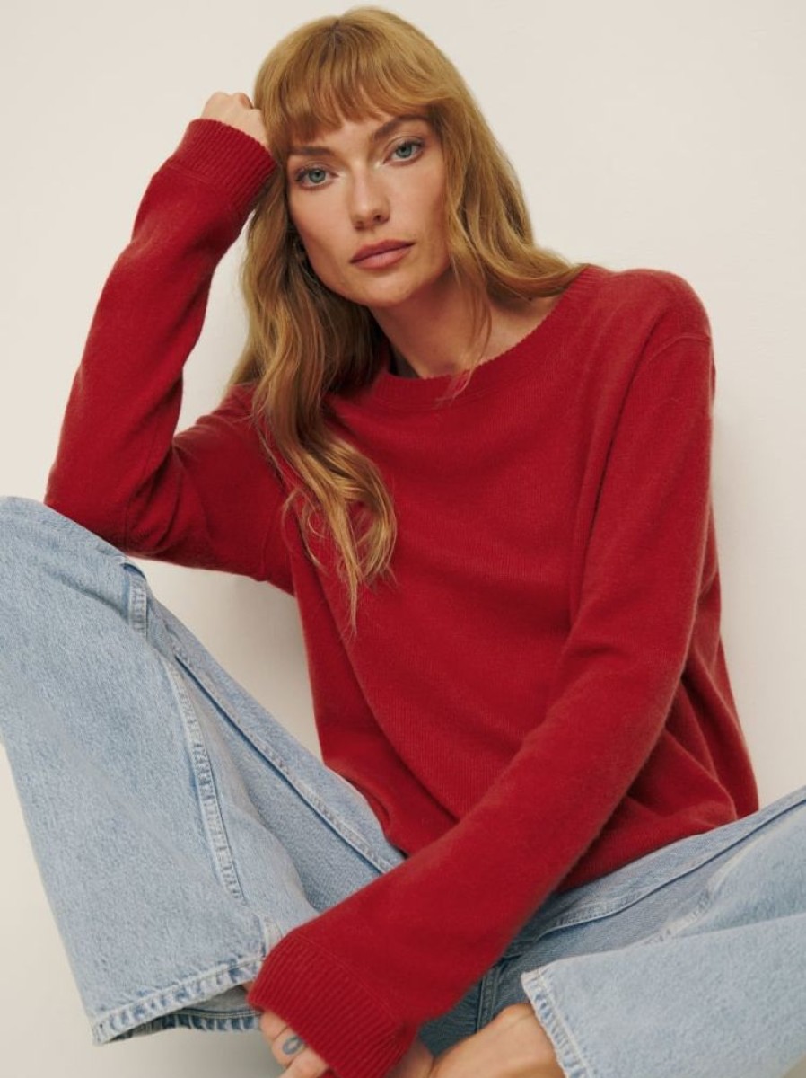 Reformation Cashmere Boyfriend Sweater Clearance