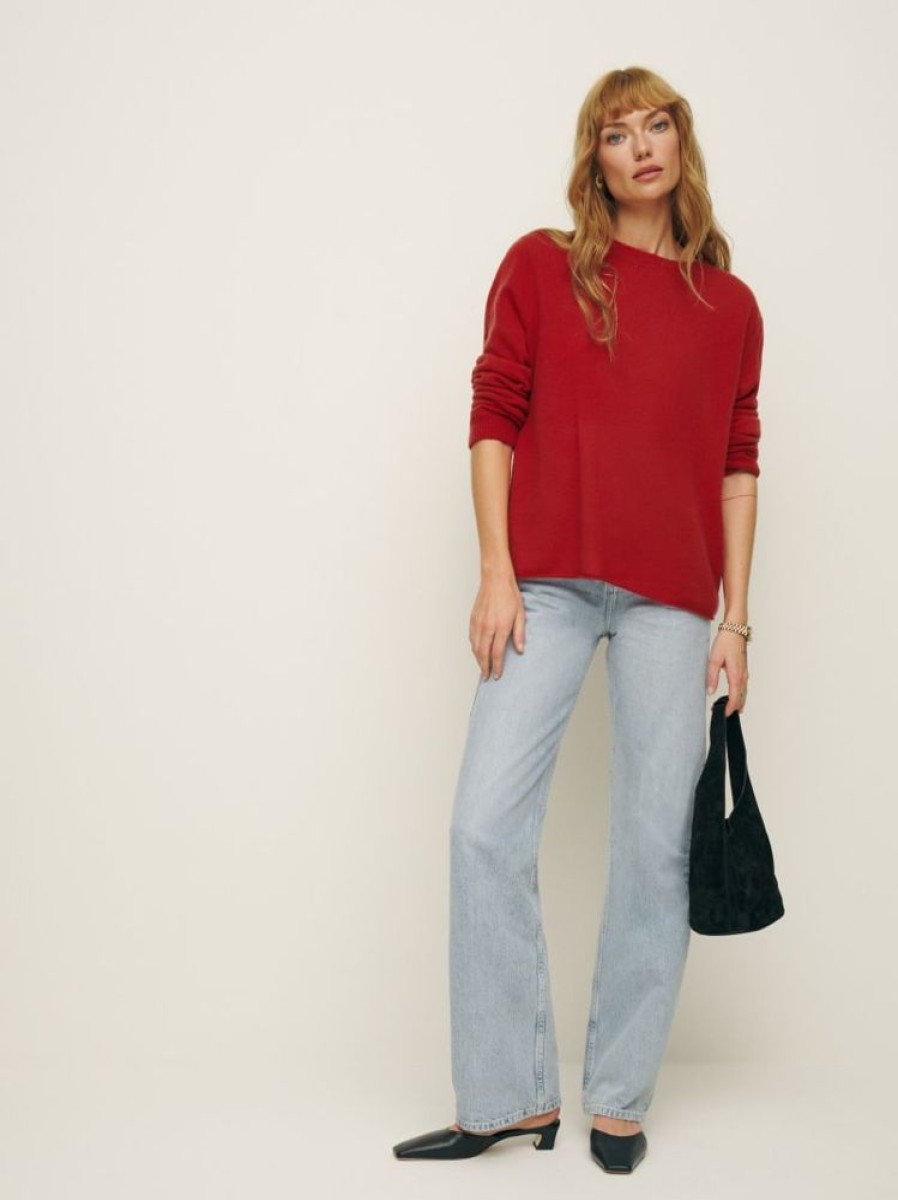 Reformation Cashmere Boyfriend Sweater Clearance