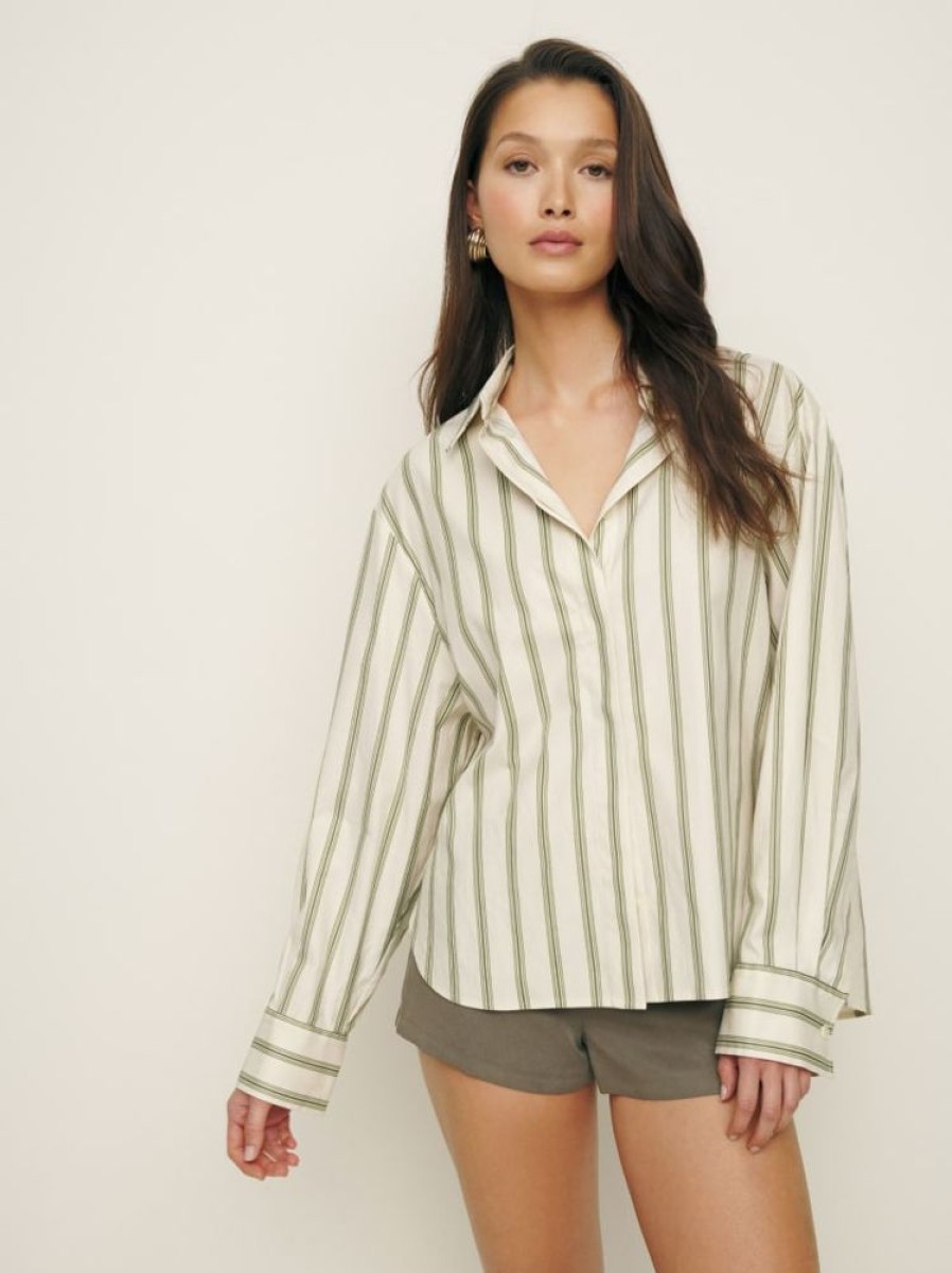 Reformation Andy Oversized Shirt Best