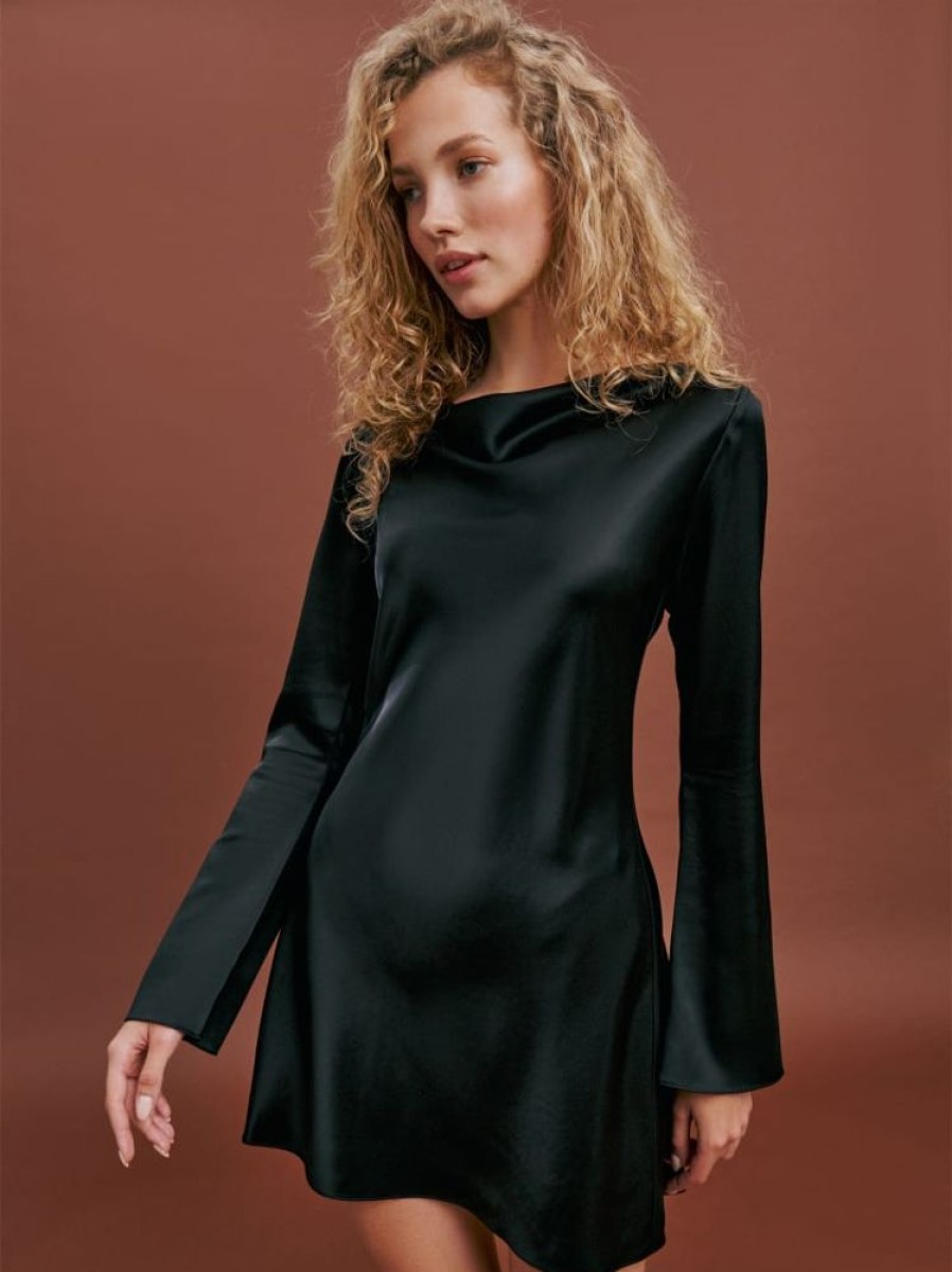 Reformation Pike Satin Dress Best