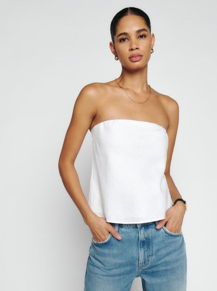 Reformation Spritz Linen Top Best