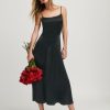 Reformation Mattea Silk Dress Hot