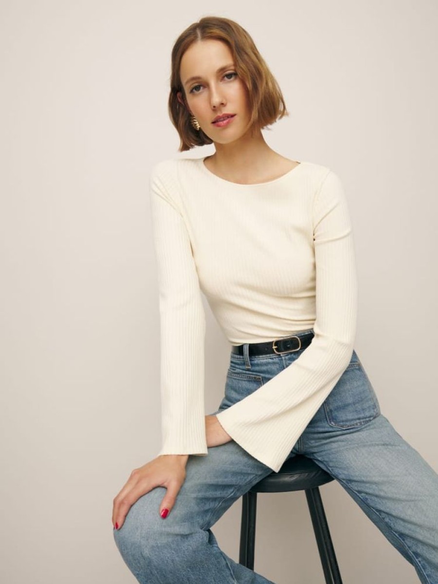 Reformation Miller Knit Top Wholesale