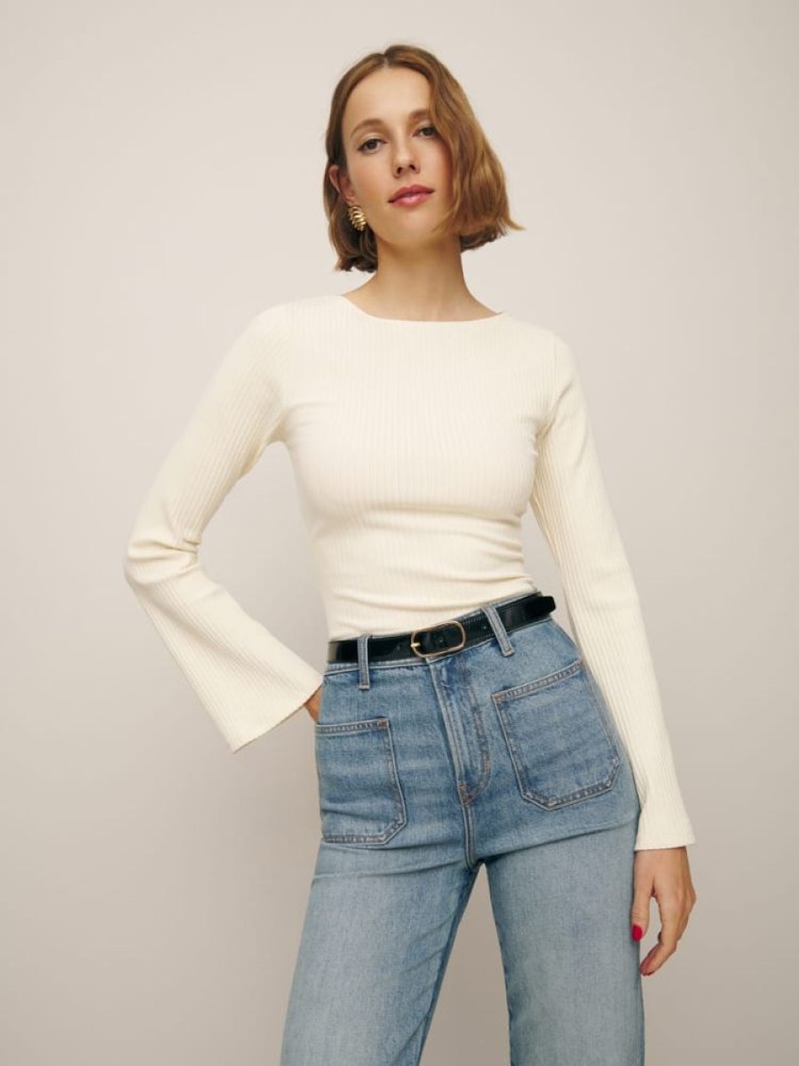 Reformation Miller Knit Top Wholesale