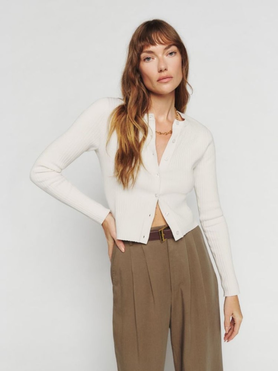 Reformation Joanne Cotton Cardigan Online