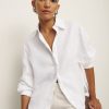 Reformation Andy Oversized Linen Shirt Hot