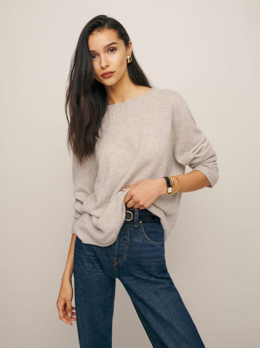 Reformation Cashmere Boyfriend Sweater Hot