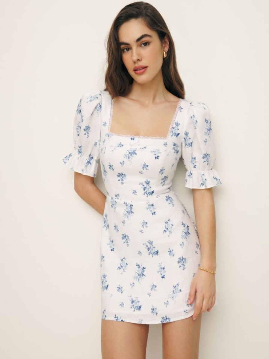 Reformation Evianna Linen Dress Online