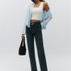 Reformation Abby High Rise Straight Jeans Online