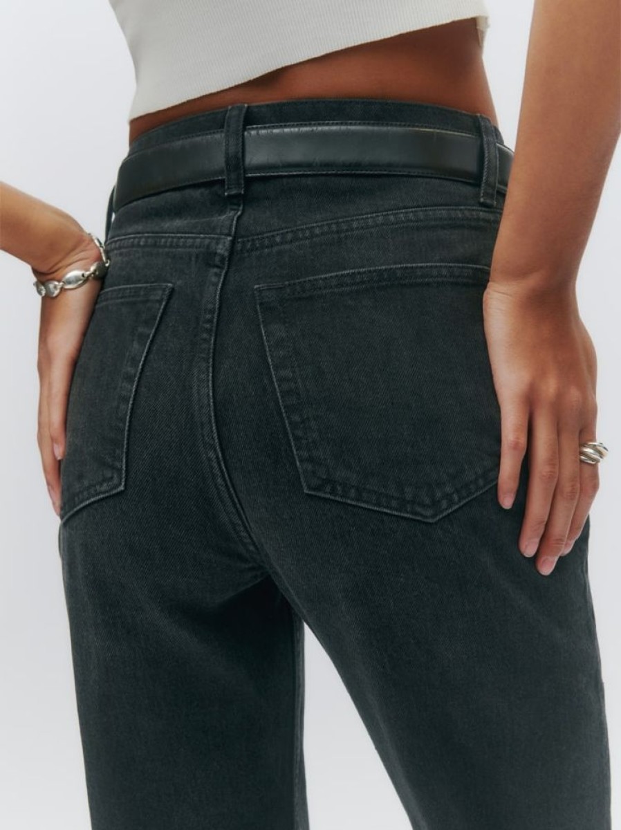 Reformation Abby High Rise Straight Jeans Online