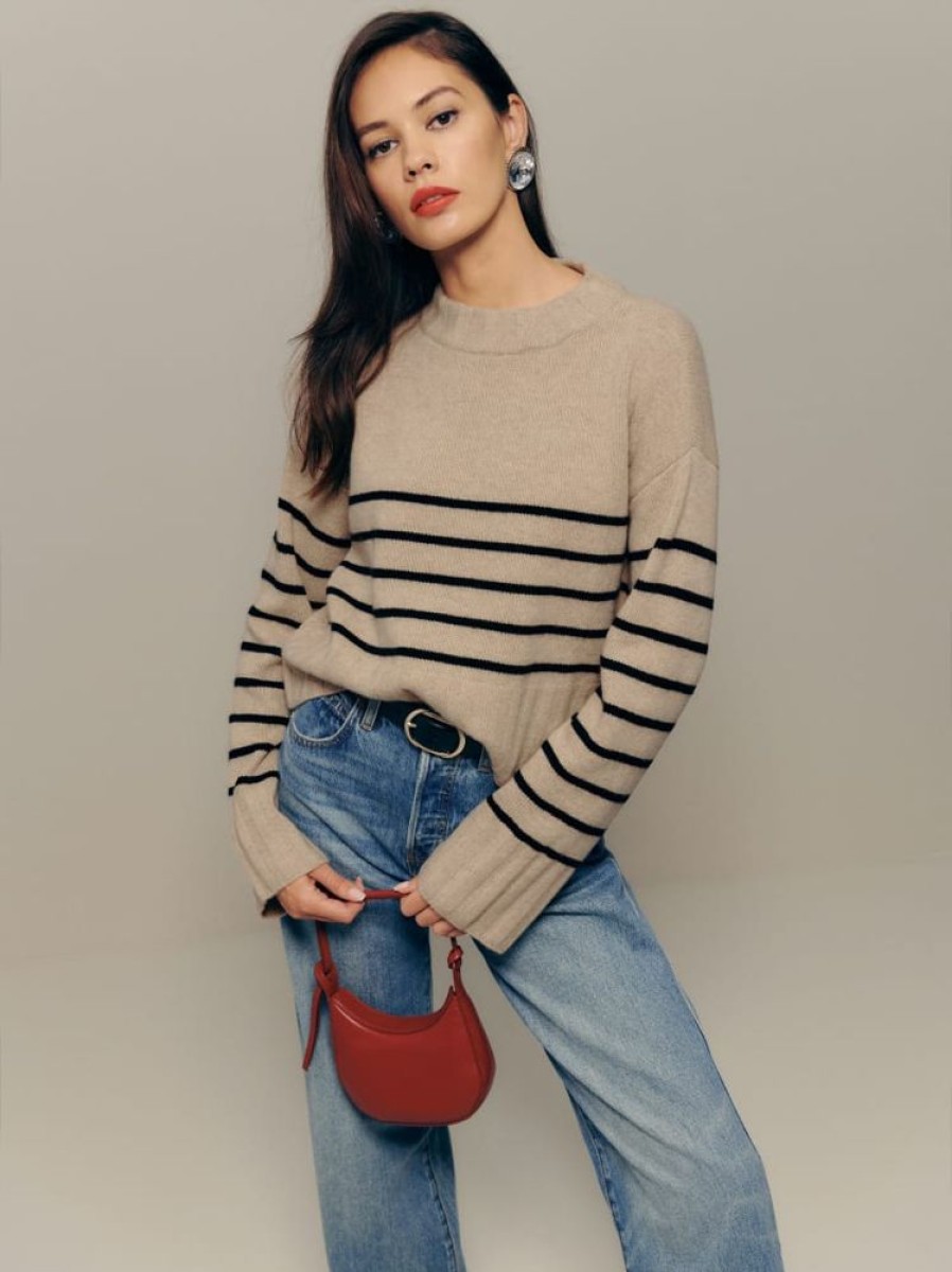 Reformation Mer Regenerative Wool Sweater Hot