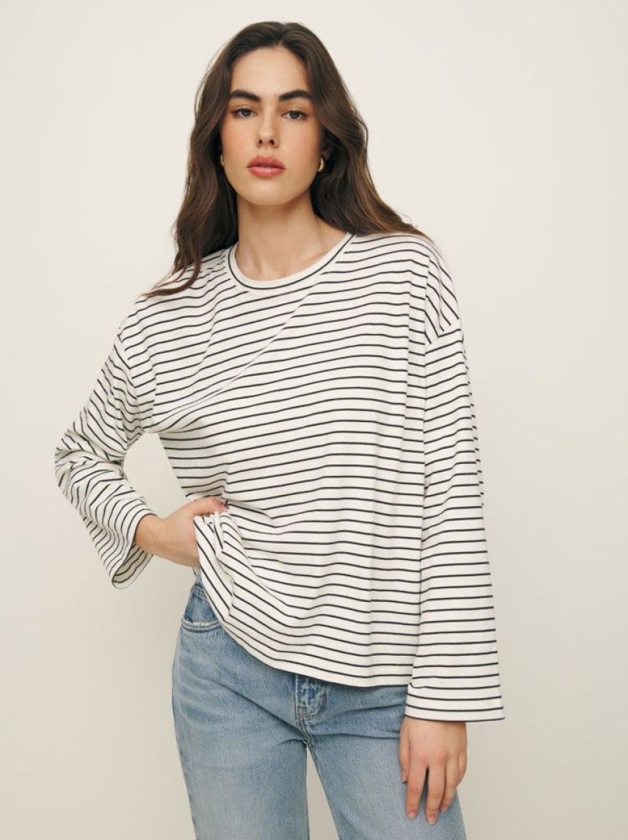 Reformation Oversized Long Sleeve Tee Best