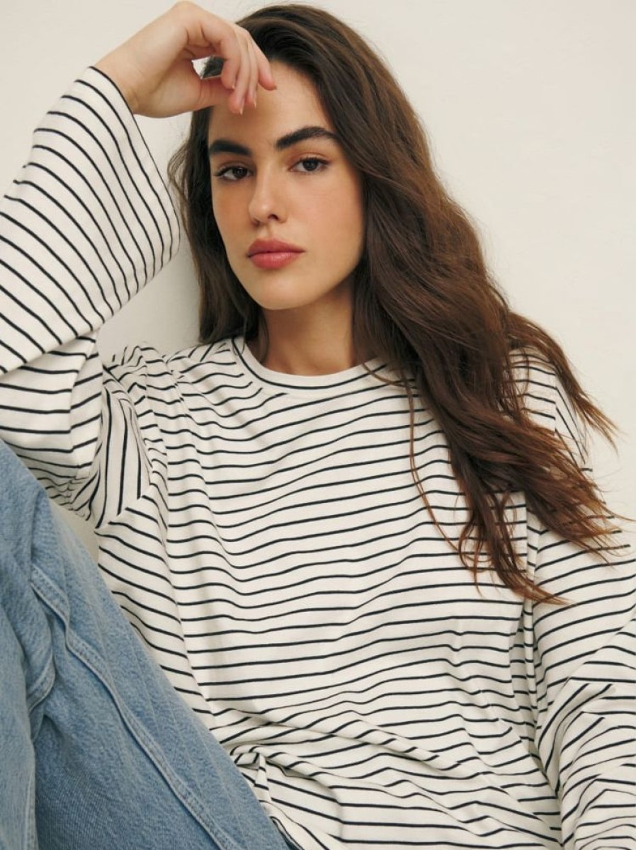 Reformation Oversized Long Sleeve Tee Best