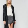 Reformation Veda Crosby 90S Longline Leather Blazer New