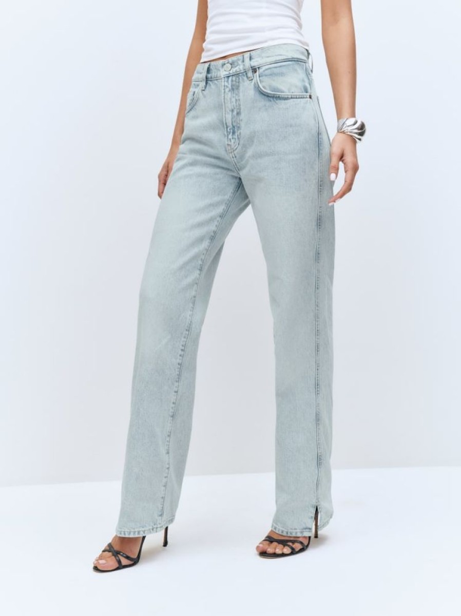 Reformation Val 90S Mid Rise Straight Jeans Clearance