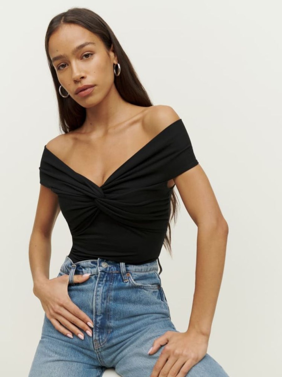 Reformation Ezlynn Knit Top Hot