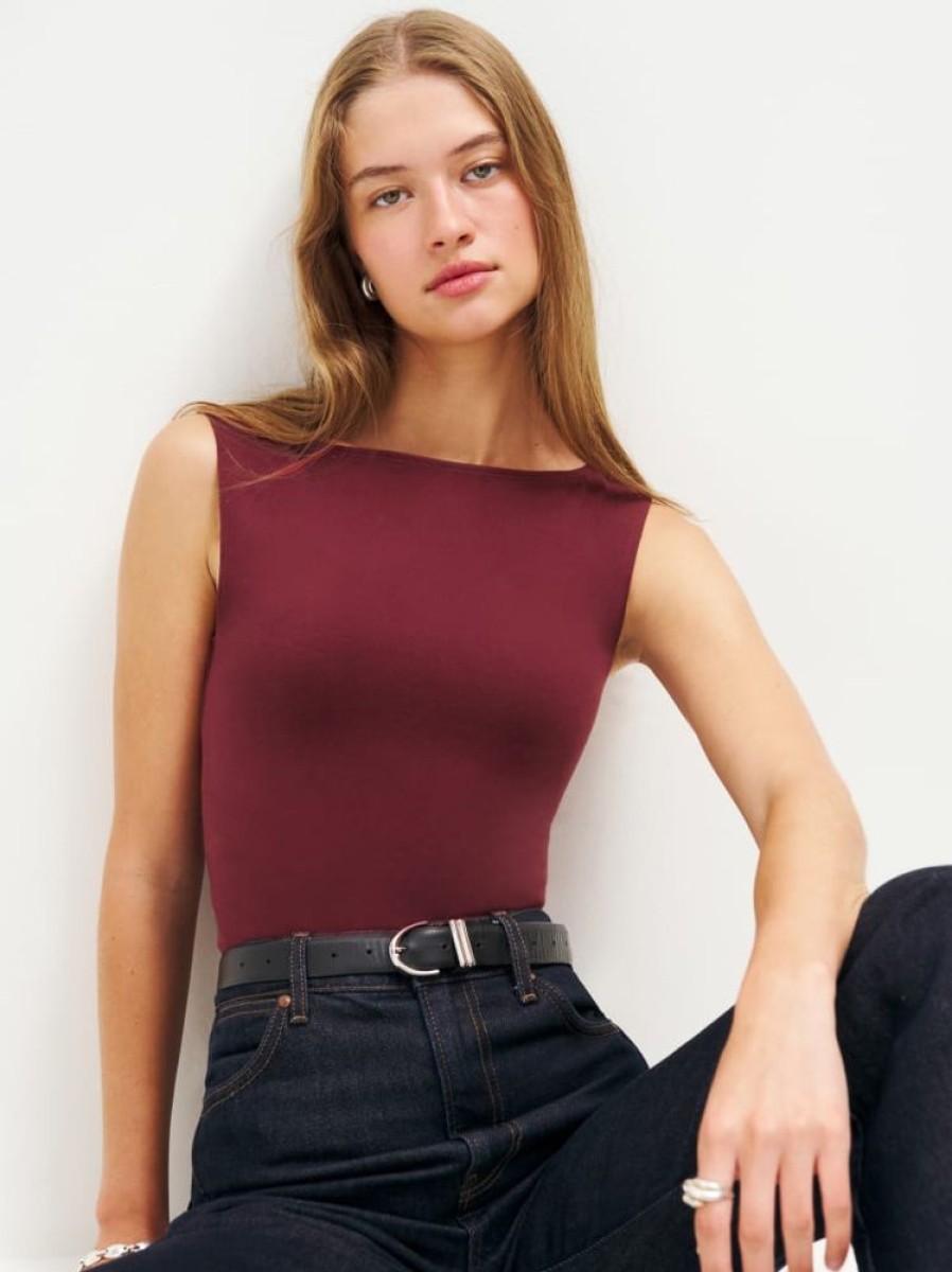 Reformation Dusk Knit Top New