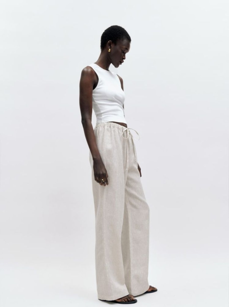 Reformation Olina Linen Pant Online