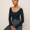 Reformation Graham Knit Top Hot