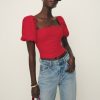 Reformation Marella Linen Top Wholesale