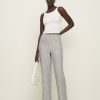 Reformation Remi Cropped Linen Pant Hot