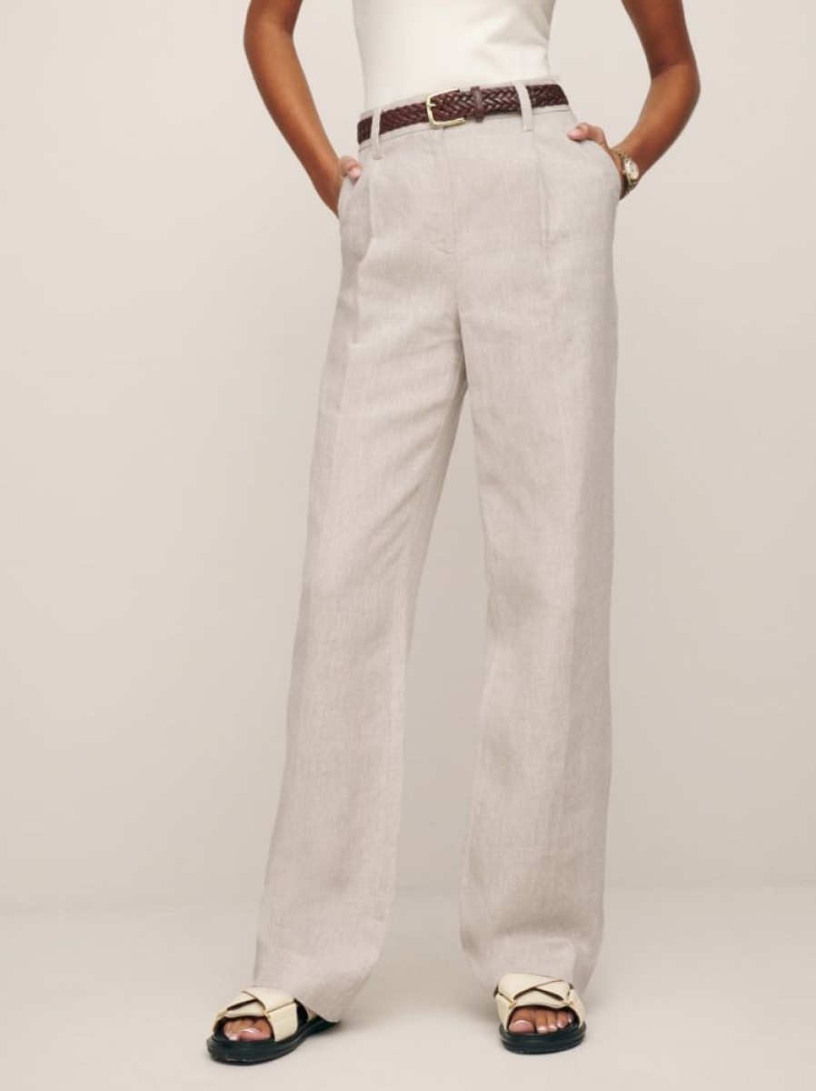 Reformation Alex Linen Pant Hot