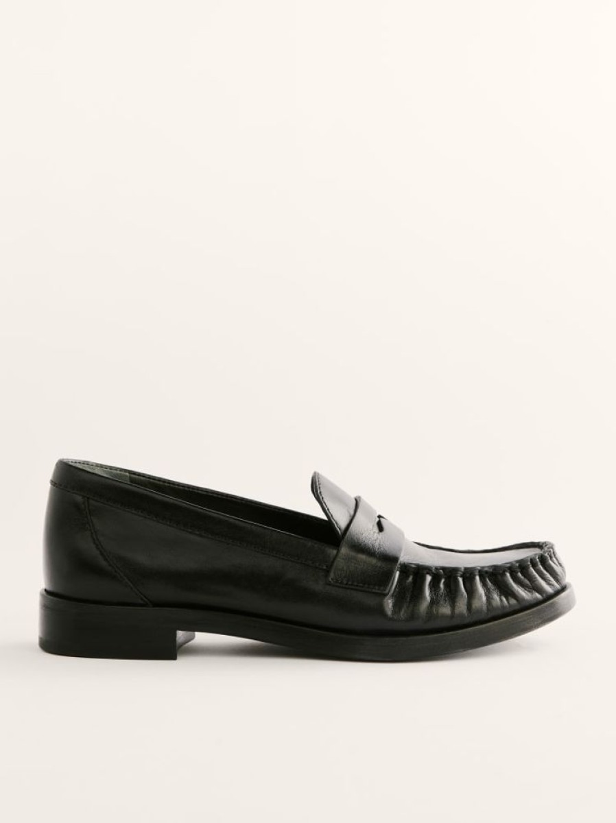 Reformation Ani Ruched Loafer Clearance