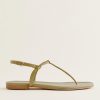 Reformation Thea T-Strap Flat Sandal Wholesale