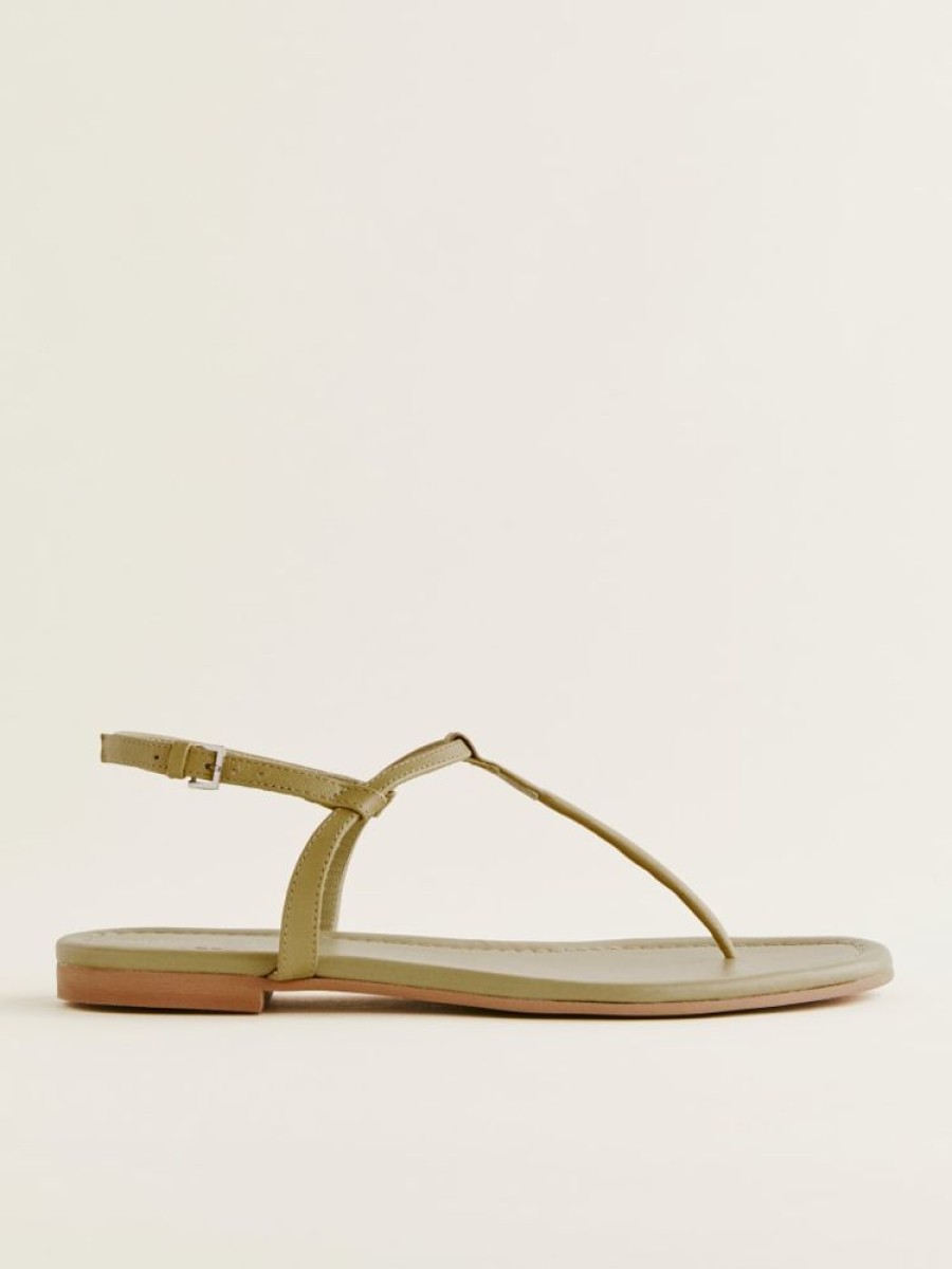 Reformation Thea T-Strap Flat Sandal Wholesale