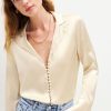 Reformation Jeremiah Silk Top Best