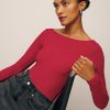 Reformation Wiley Knit Top Clearance