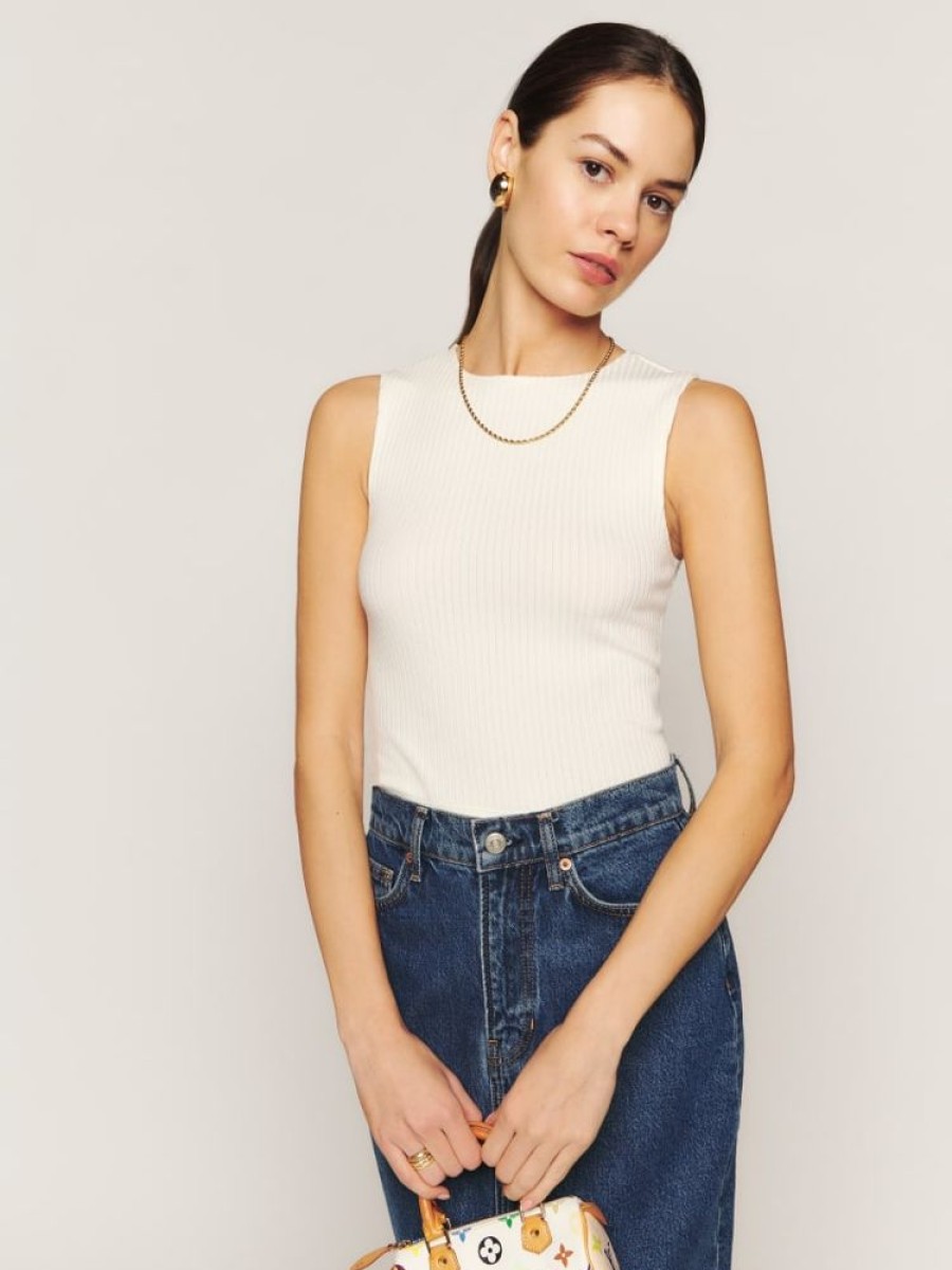 Reformation Daxton Knit Top Clearance