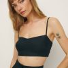 Reformation Amery Linen Cropped Top Clearance