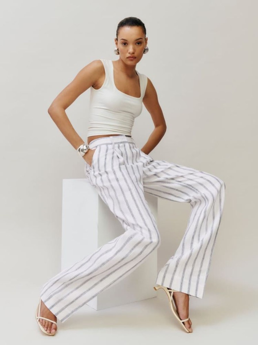 Reformation Petites Alex Linen Pant Best