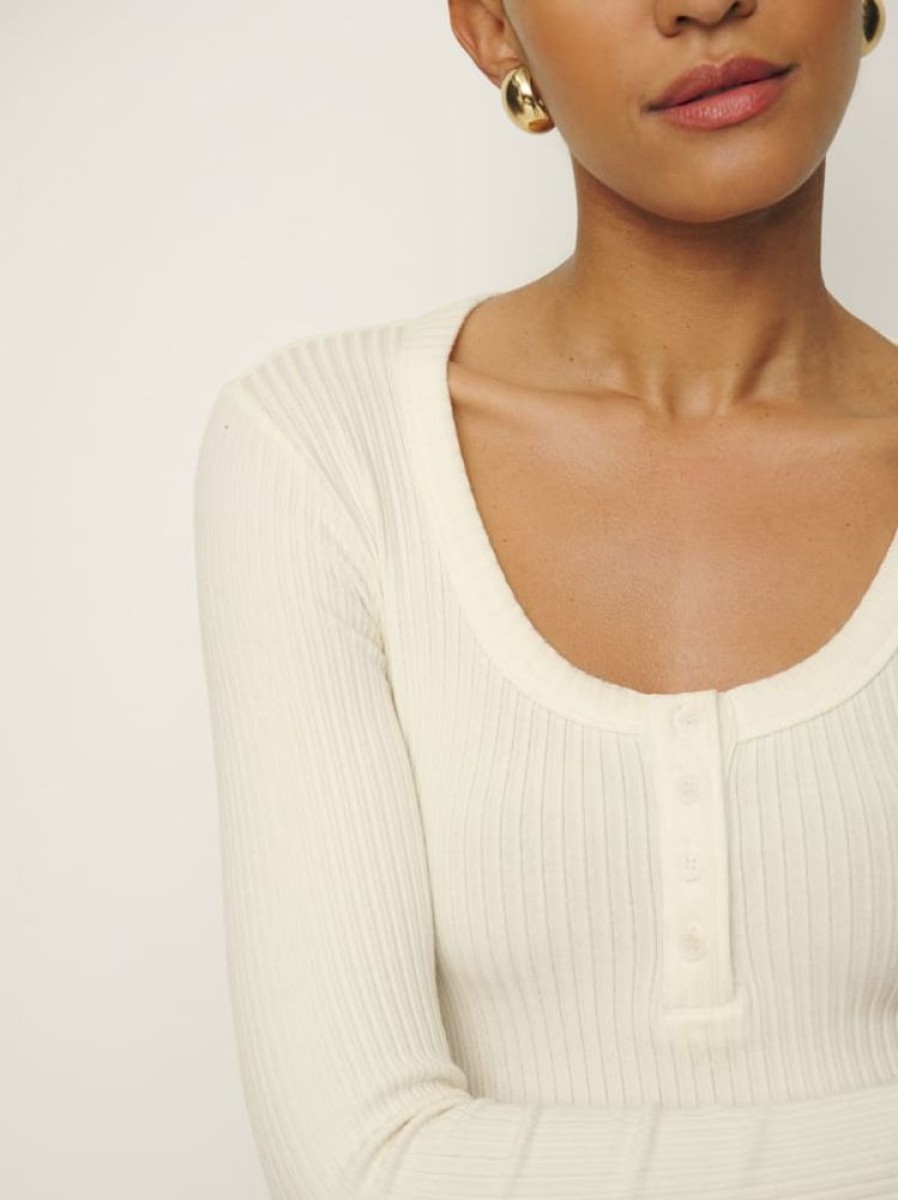 Reformation Billie Knit Top New