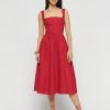 Reformation Tagliatelle Linen Dress New