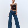 Reformation Cary Low Rise Slouchy Wide Leg Jeans New