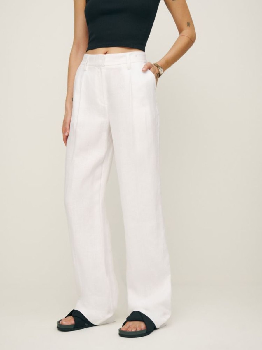 Reformation Alex Linen Pant New