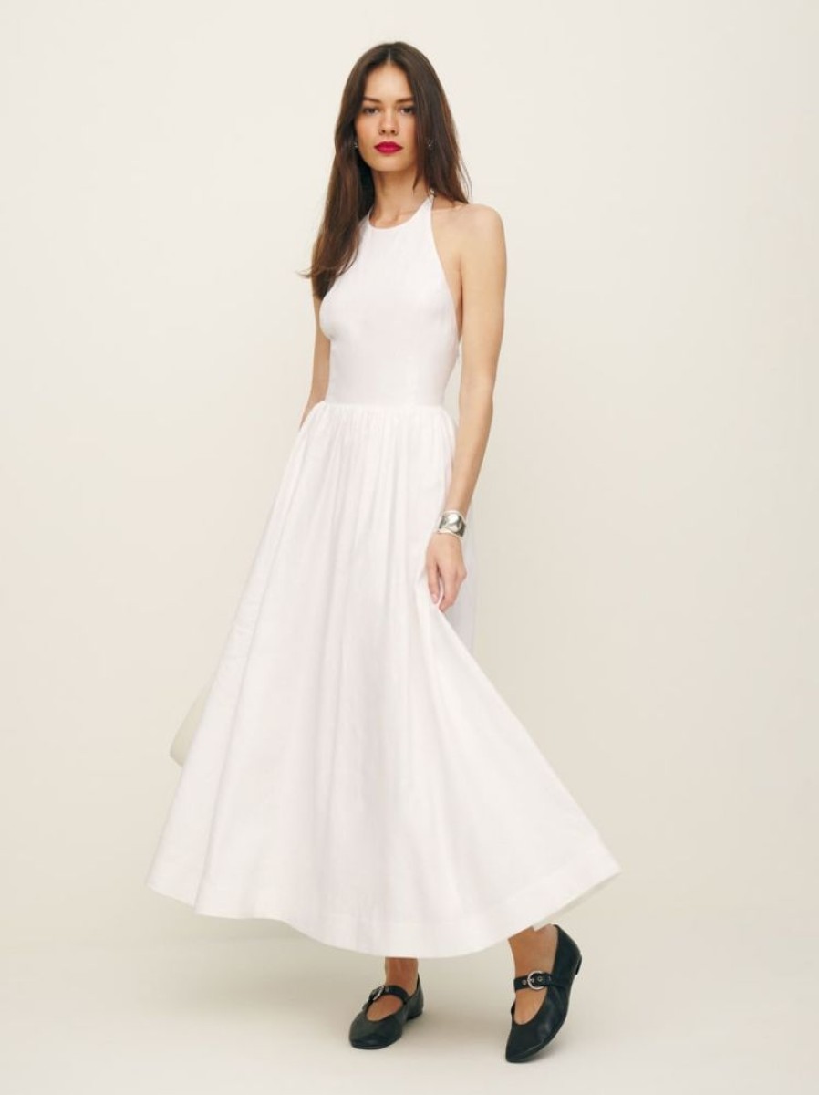 Reformation Percy Linen Dress Online