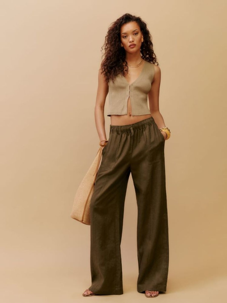 Reformation Declan Linen Pant Best