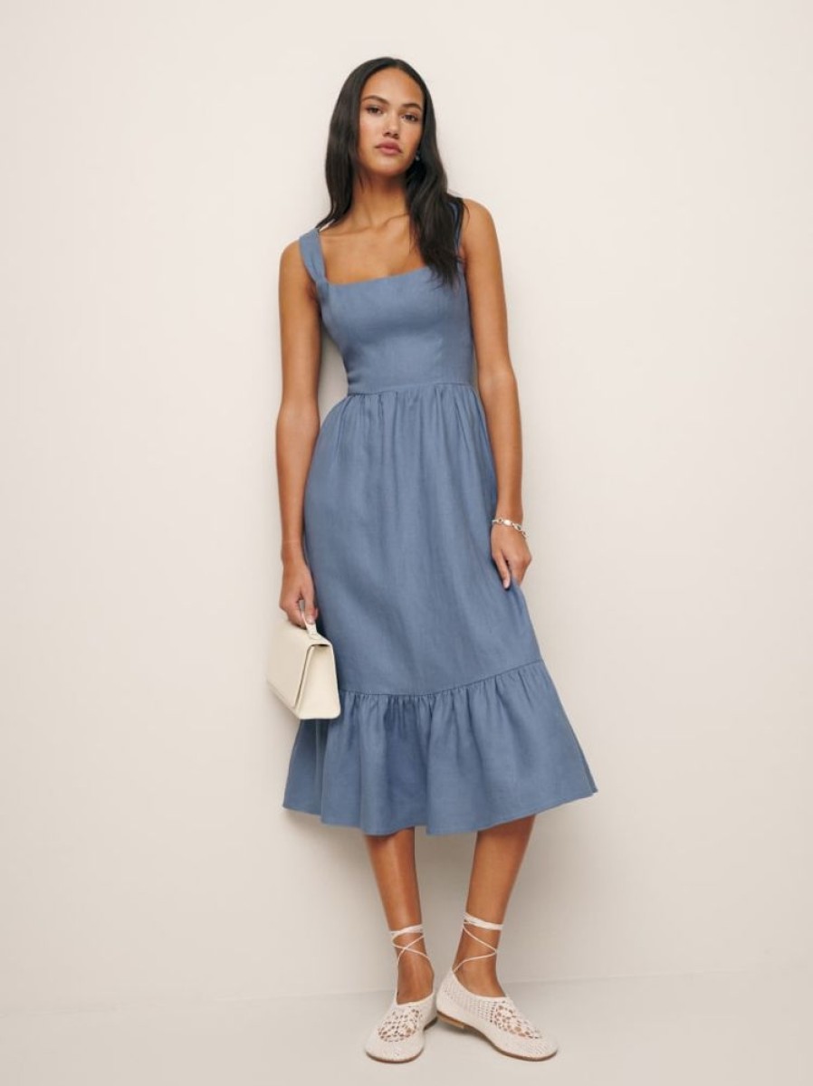 Reformation Bucatini Linen Dress Best