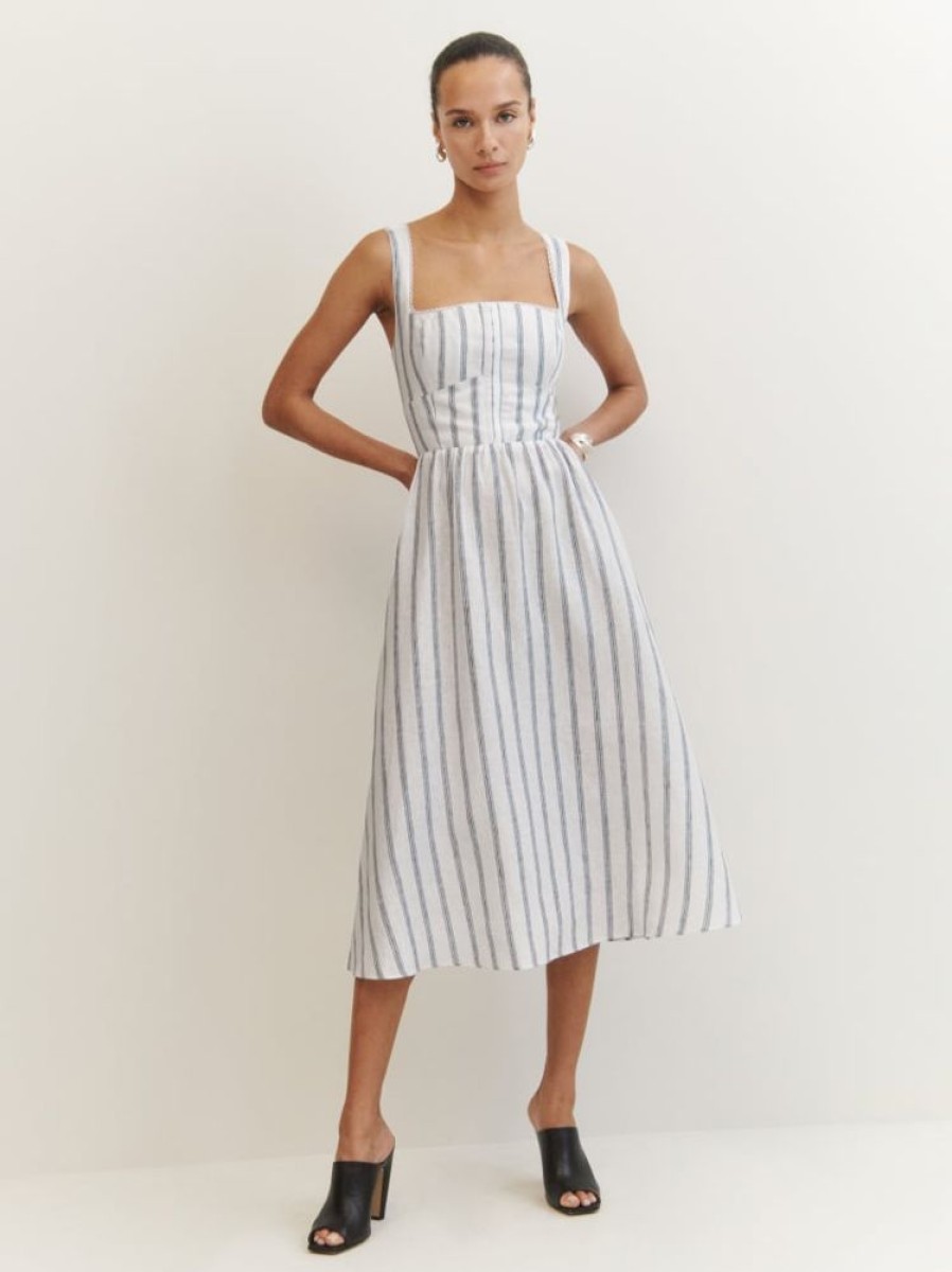 Reformation Tagliatelle Linen Dress Best