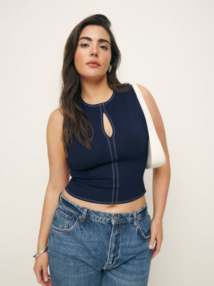 Reformation Carsyn Knit Top Clearance