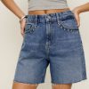 Reformation Raye Mid Rise Relaxed Jean Shorts Wholesale