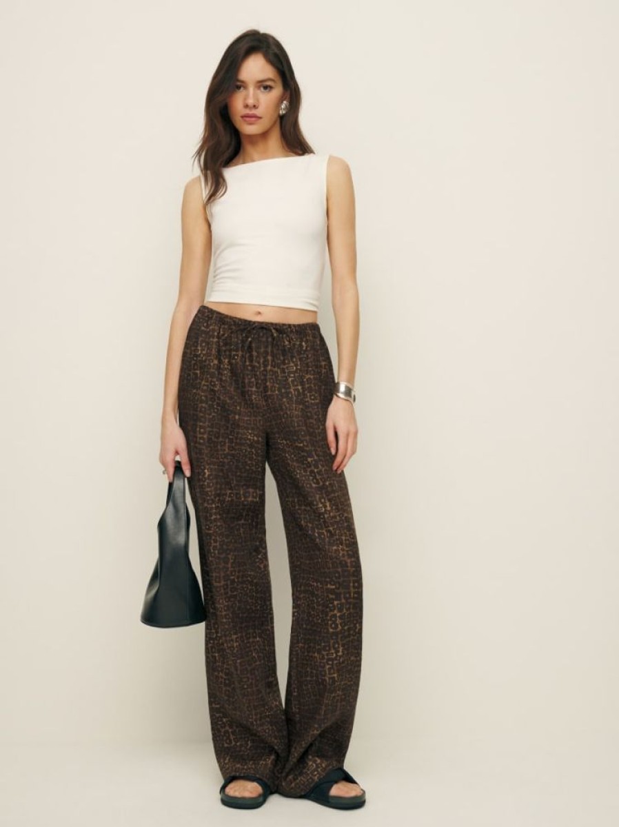 Reformation Olina Linen Pant Online