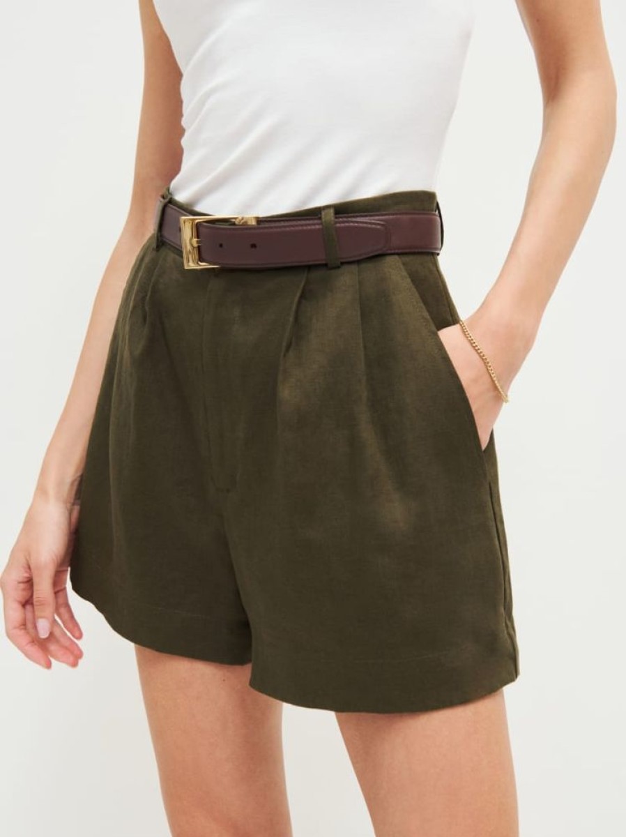 Reformation Mason Linen Short Clearance