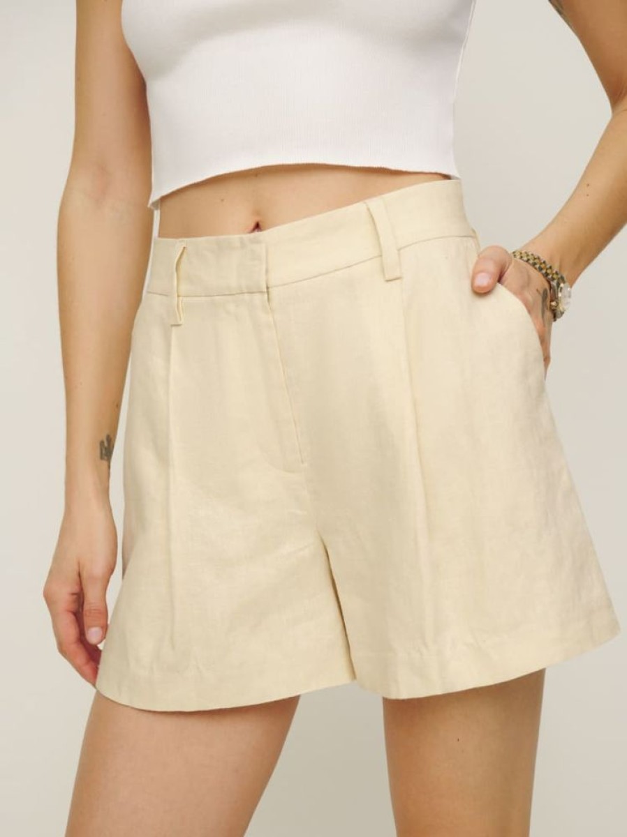 Reformation Alex Linen Short New